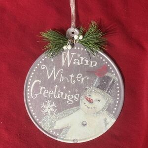 Festive Snowman Holiday decor